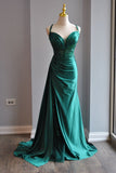 Niulatu Green Sweetheart Neck Mermaid Long Prom Dress Gorgeous Formal Evening Dress HZ1103
