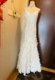 Niulatu Retro Glam Mermaid Gown ¨C Sparkling ??Beaded,Sequins White Chiffon Prom Dress for Formal Events & HZ1103