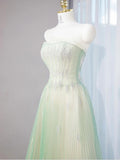 Niulatu Fairy Style Ball Gown for Birthday&Quinceanera-Sparkling Diamond A-line Tulle Evening Dress HZ1103