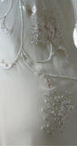 Niulatu Fairytale White Chiffon Short Prom Dress Vintage Applique Beading Party Dresses HZ1103