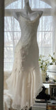 Niulatu Fairytale White Chiffon Short Prom Dress Vintage Applique Beading Party Dresses HZ1103