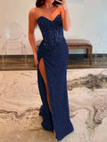 Niulatu Sequins Mermaid Prom Dress With Beading HZ1103