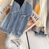 Niulatu patchwork long-sleeved women's sweater HZ1026