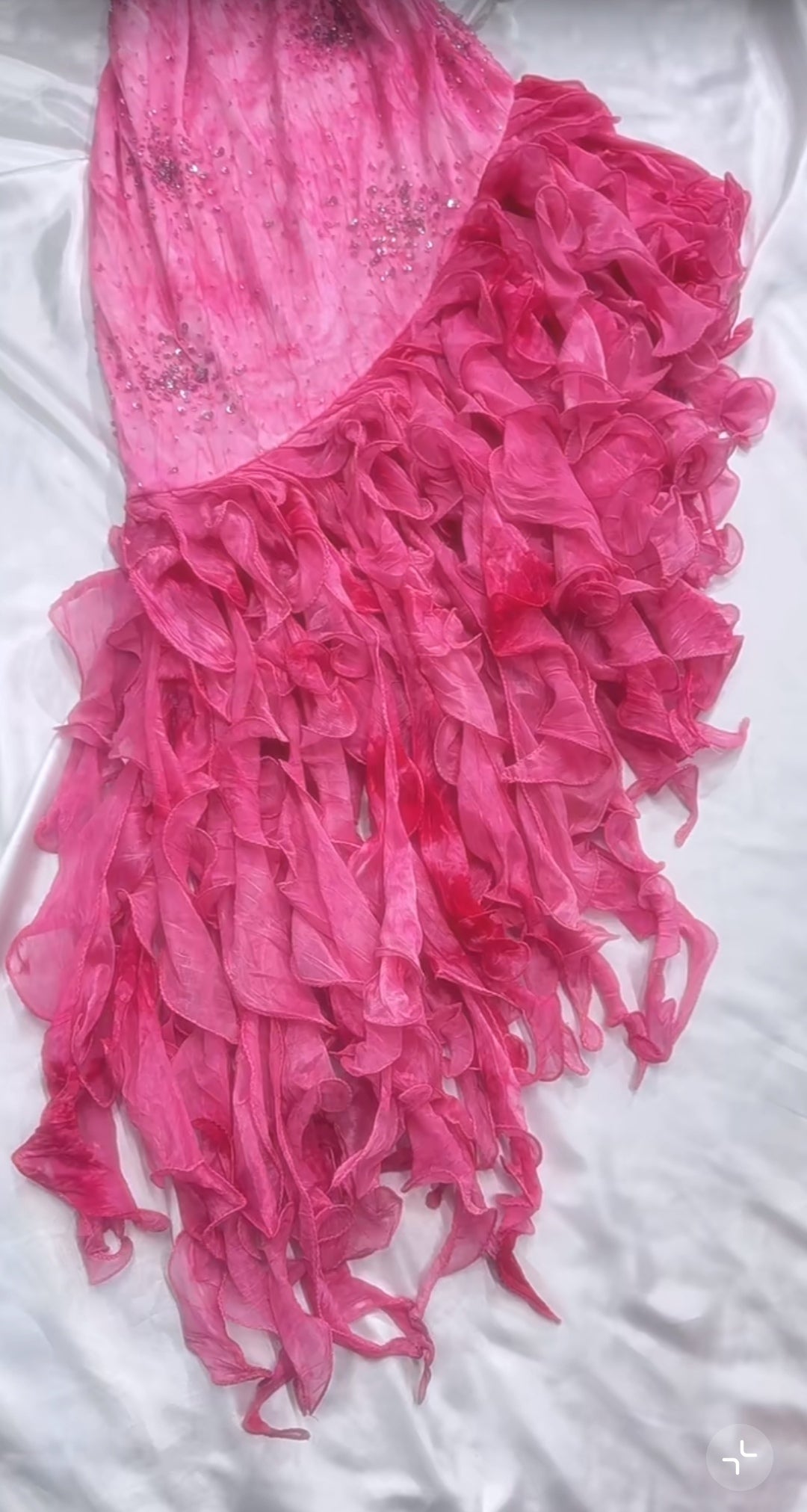 Niulatu Princess Style Beaded Chiffon Prom Dress for Party Glitter 90s Retro A-Line Evening Gown HZ1103