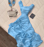 Niulatu Pink A-Line Chiffon Party Dresses HZ1103