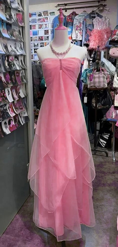 Niulatu Yellow Chiffon Cocktail Party Dresses Halter Neck Sleeveless Guest Dresses HZ1103