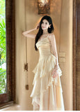 Niulatu Spaghetti Straps 16th Birthday Outfits Chiffon A-Line Short Prom Dresses Sweet Homecoming Dress HZ1103