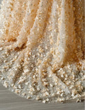 Niulatu Yellow A-Line Spaghetti Straps Tulle Applique Beading Wedding Dress Fairytale Long Prom Dresses HZ1103