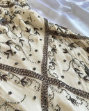 Niulatu Beaded Chiffon Sheath Prom Dresses Backless Evening Dresses HZ1103