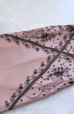 Niulatu V-neck Chiffon Sheath Beaded Prom Dresses HZ1103
