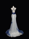 Niulatu Sweetheart Neck Mermaid Prom Dresses Satin Beading Simple Evening Gowns HZ1103