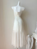 Niulatu Apricot Chiffon Spaghetti Strap Party Dresses Cute A-Line Evening Gowns HZ1103