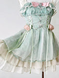 Niulatu Square A-Line Tulle Lace Short Prom Dress Homecoming Dress HZ1103