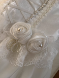 Niulatu White Spaghetti Straps A-Line Tulle Lace Short Prom Dresses Homecoming Dresses with Beading HZ1103