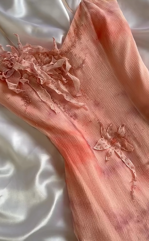 Niulatu Spaghetti Straps Sheath Chiffon Beaded Short Prom Dresses Blush Pink Evening Gowns HZ1031