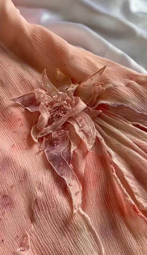 Niulatu Spaghetti Straps Sheath Chiffon Beaded Short Prom Dresses Blush Pink Evening Gowns HZ1031