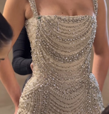 Niulatu Spaghetti Straps Bodycon Birthday Dresses Beaded Short Prom Dresses Fashion Homecoming Dresses HZ1031