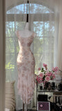 Niulatu Apricot V-neck Sheath Chiffon Short Prom Dresses Elegant Evening Gowns with Beading HZ1031