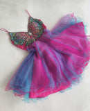 Niulatu Spaghetti Strap A-Line Tulle Beaded Short Homecoming Dresses,Sweet 16 Dresses HZ1031