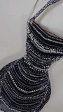 Niulatu Bodycon Spaghetti Straps Beaded Short Birthday Dress Homecoming Dresses HZ1031