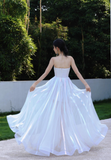 Niulatu Strapless A-Line Tulle Birthday Dress, Elegant Prom Dresses HZ1031
