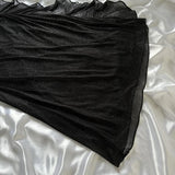 Niulatu Black Sweetheart Neck Bodycon Birthday Dresses Ruffle Chiffon Formal Dresses Party Dress HZ1031