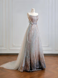 Niulatu Strapless A-Line Prom Dresses Sparkly Sequin Quinceanera Dress Sweet 16th Birthday Outfit HZ1031