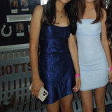 Niulatu Blue Strapless Sheath Short Homecoming Dress Fashion Sparkly Party Dress Satin 18th Birthday Outfit HZ1031