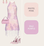 Niulatu Sheath Short Party Dress Round Neck Beaded Hoco Dresses Sweet Pink Birthday Outfit with Tassels HZ1031