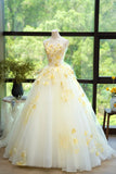 Niulatu White Strapless Ball Gown Glamour Tulle Sequin Appliqu¨¦ Long Evening Gown Quinceanera Dress HZ1031