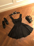 Niulatu Straps A-Line Short Hoco Dresses Satin Birthday Dress Cute Party Formal Dress HZ1031