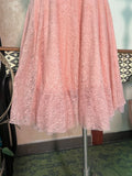 Niulatu Strapless Sheath Short Hoco Dresses Peach Tulle Lace Birthday Dress Cute Party Formal Dress HZ1031