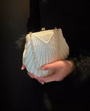 Niulatu Beige Wedding Bag Vintage Banquet Party Handbag HZ1031