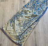 Niulatu Elegant Sheath Chiffon Beaded Long Prom Dresses, Spaghetti Straps Formal Evening Dress HZ1031