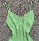 Niulatu Spaghetti Strap Sheath Chiffon Short Prom Dresses Green Homecoming Dresses HZ1026