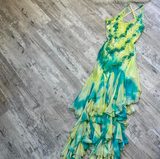 Niulatu Halter Sheath Beaded Chiffon Prom Dresses, Yellow Homecoming Dresses HZ1026