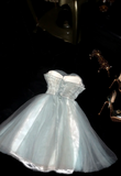 Niulatu Strapless Ball Gown Tulle Birtdhay Dresses Beaded Homecoming Dresses HZ1026