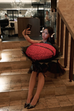 Niulatu Strapless A-Line Birthday Dresses, Black Homecoming Dresses HZ1026