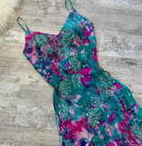 Niulatu Spaghetti Strap Sheath Chiffon Beaded Short Prom Dresses, Jade Homecoming Dresses HZ1026