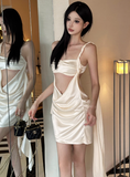 Niulatu open-back Birthday Dresses Champagne Hoco Dresses HZ1026