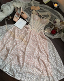 Niulatu Lace Strap A-Line Birthday Dresses Pink Formal Dresses HZ1026