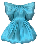 Niulatu Strapless A-Line Short Prom Dresses Satin Turquoise Homecoming Dresses HZ1026