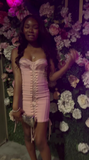 Niulatu Strapless Tight Homecoming Dresses Pink Birthday Dresses Satin Short Prom Dresses HZ1026