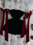 Niulatu Off-the-shoulder Sheath Short Prom Dresses Satin Black Homecoming Dresses Sexy Birthday Dresses HZ1026