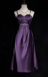 Niulatu Sheath Dark Purple Formal Dresses Spaghetti Straps Guest Dresses Satin Short Prom Dresses HZ1026