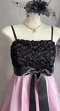 Niulatu Spaghetti Strap Sheath Short Prom Dresses Satin Pink Homecoming Dresses HZ1026