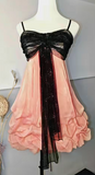 Niulatu Spaghetti Strap Sheath Short Prom Dresses Satin Coral Homecoming Dresses HZ1026