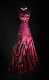 Niulatu Sweetheart Neck A-Line Long Prom Dresses Taffeta Burgundy Formal Dresses Sleeveless Evening Gowns HZ1026