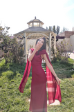Niulatu Sheath Chiffon Burgundy Bridesmaid Dresses Burgundy Formal Dresses HZ1026