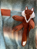 Niulatu fox sweater with gradient stripes HZ1108